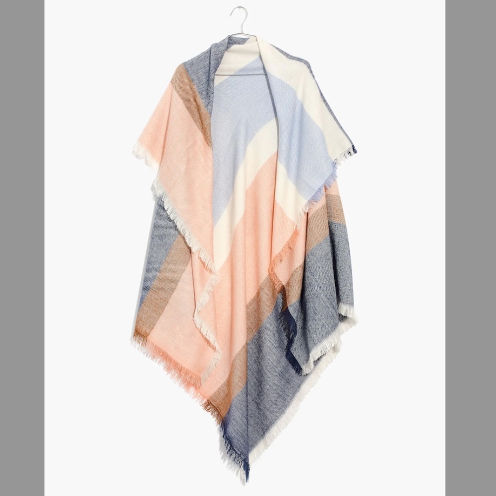 Madewell band stripe blanket scarf